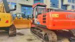 Good condition 19400KG Orange Second-hand Hitachi Excavator Zx200 with ISUZU AA