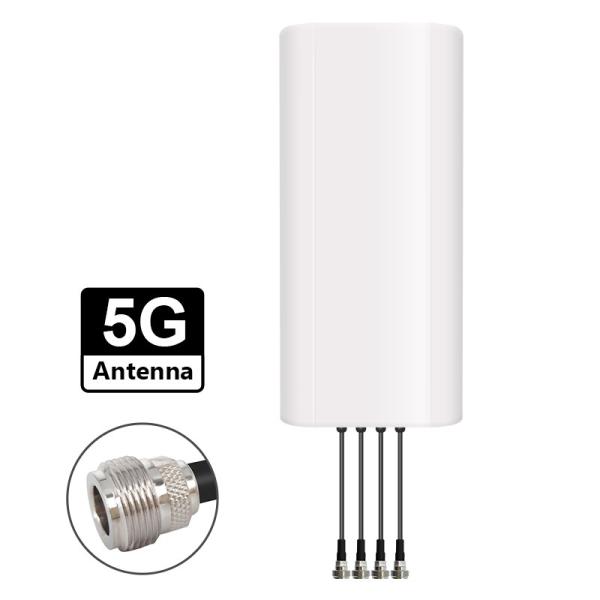 Outdoor Multiband 600-6000MHz 4G 5G Antenna Ultra wideband 4 port Panel Aerial