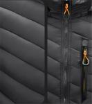 Men'S Winter Nylon Fabric Quilted Jacket With Detachable Hood