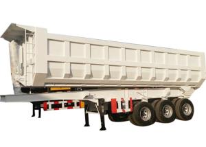 China Hydraulic 16mm Tipper Trailer Truck 70000kg 3 Axle Semi Trailer wholesale