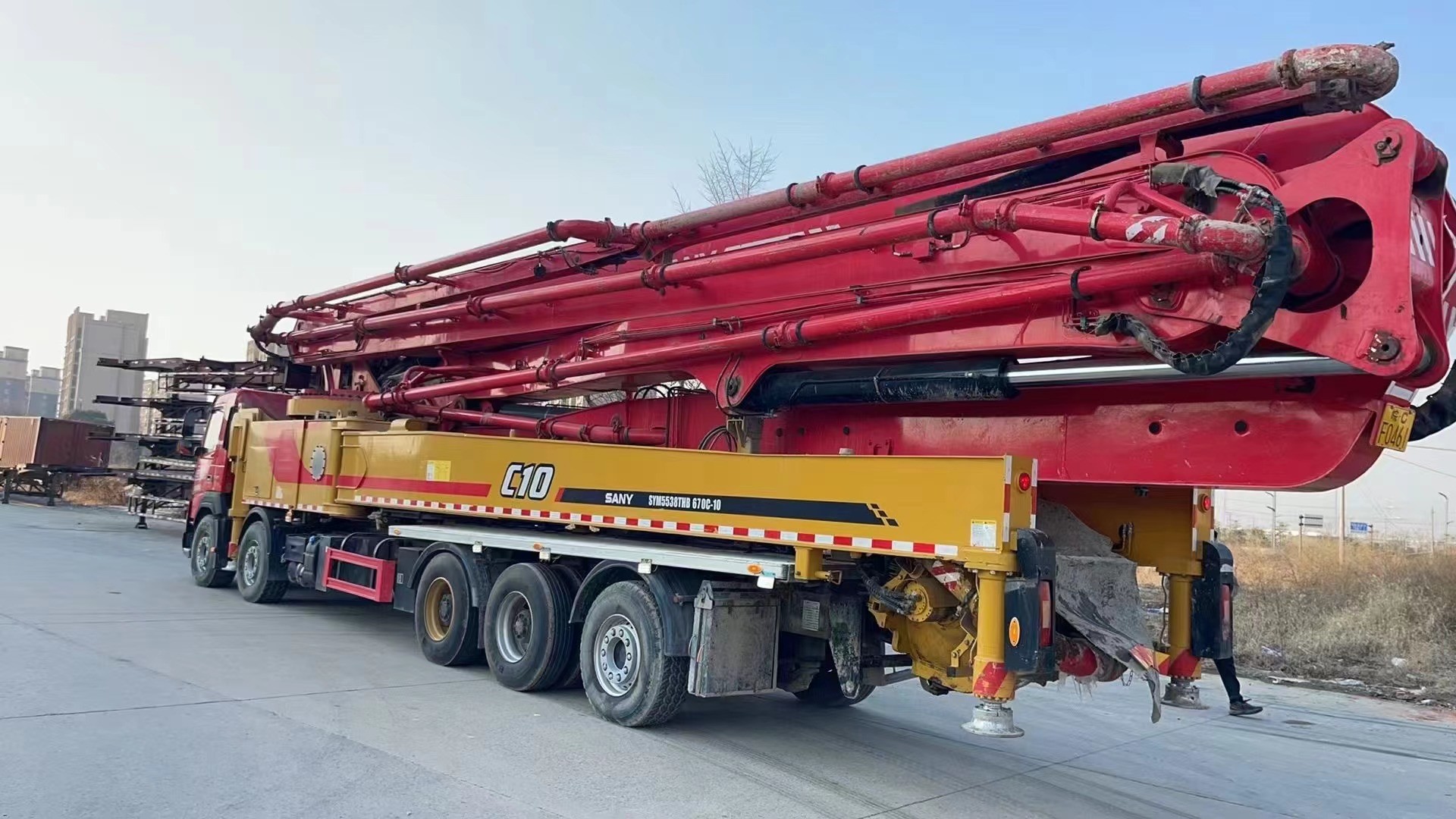 SYM5538THB 670C-10 2020year sany 67m Volvo chassis country-five and good in condition