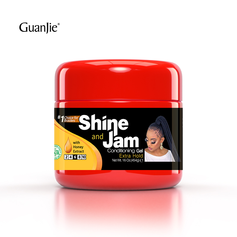 Private Label Hair Styling Gel Super Hold Braiding Gel Red Edge Control for Salon