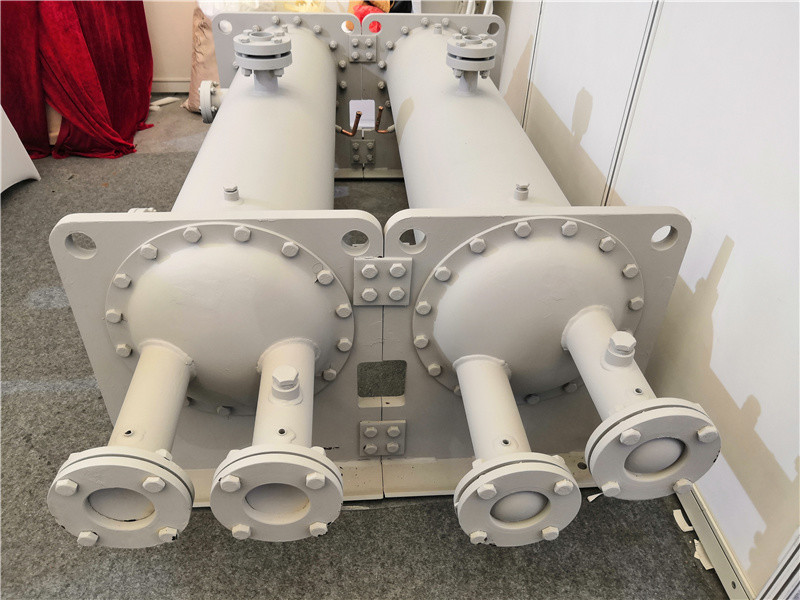 R410A Refrigerant Titanium Liquid Heat Exchanger With 18KW Cooling Capacity