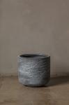 6inch Round Grey Plant Pots