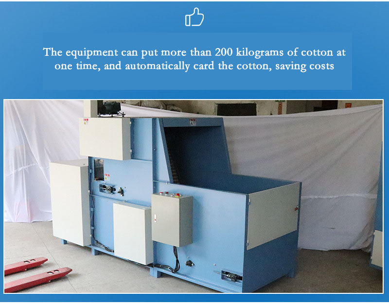 High Capacity Sheep Wool Carding Machine Automatic Fiber Carding Machine