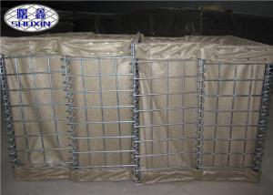 China Brown Galfan Coated Defensive Barrier / Flood Bastion Barrier System wholesale
