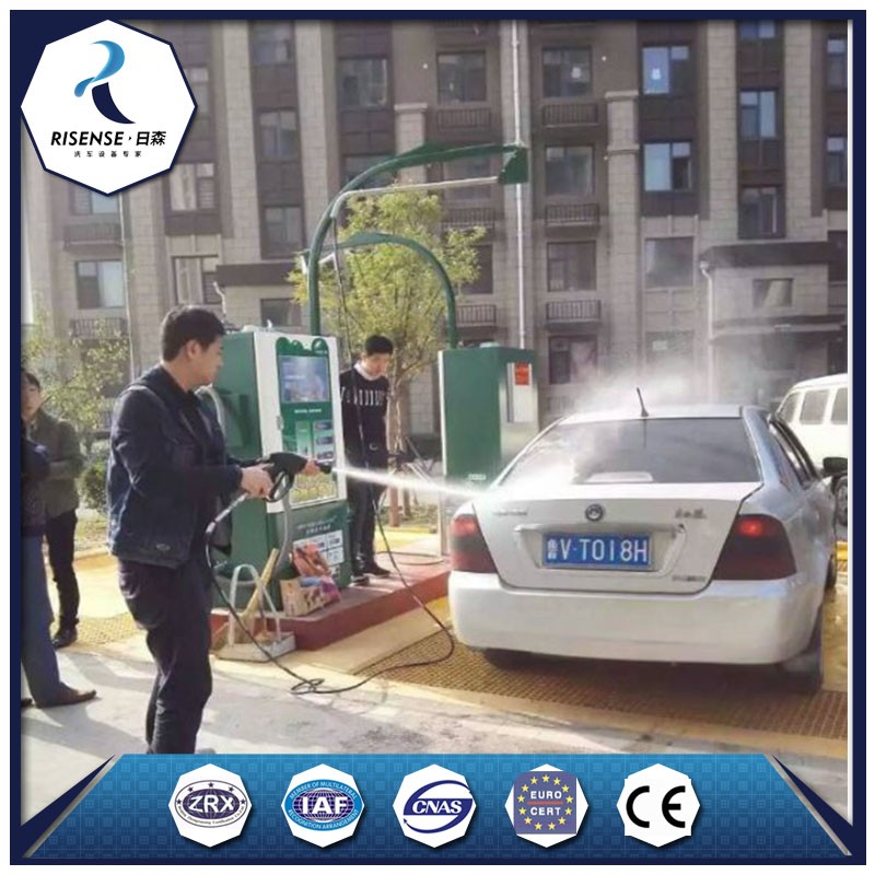 Self Service Car Wash With CE Coin / Card Operation And Extended Rod