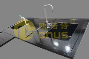 China Black rectangular drop in sinks epoxy resin chemical resistance wholesale