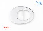 Brush Nickle Bag Metal Buckle Oval Belt Strap Buckle Hardware For Handbag