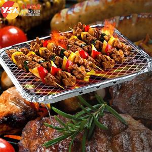 China Aluminum Barbecue Grill Disposable Grill Pans Metal Mesh Aluminum Stand wholesale