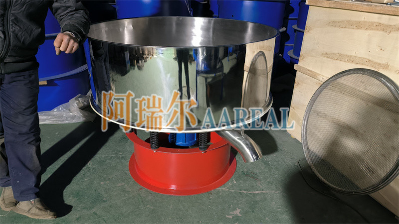 1200mm Stainless Steel Hot Soybean Milk Vibrating Filter Sieve for Slurry Solid Liquid Separation