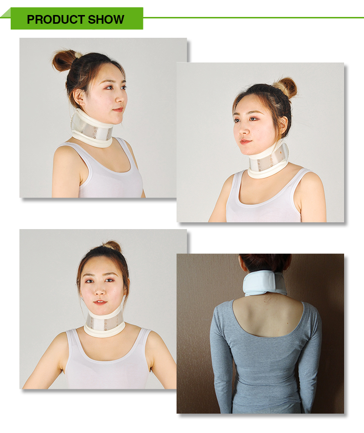 Whosale highquality plastic cervical collar neck support collar