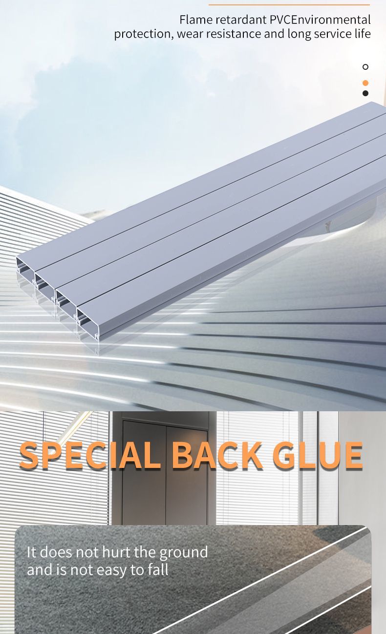 PVC Fiber Raceway Duct Plastic Trunking PVC Fiber Optic Tray Wire Channel