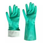 Blue Nitrile Impregnated Chemical Resistant Gloves Heavy Industrial