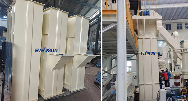 Chain Drive Type Bucket Elevator Vertical Conveyor For Seeds Fertilizers