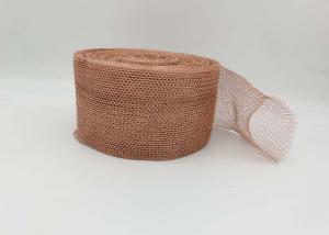 China DIY Hole Filler Knitted Copper Wire Mesh Screen ISO9001 wholesale