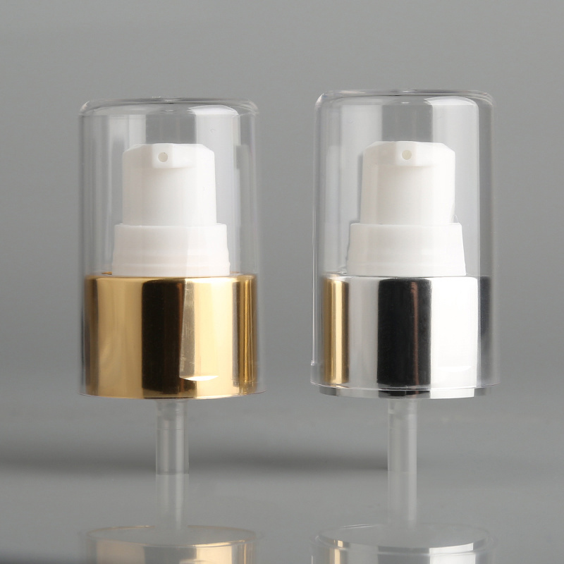 20mm Aluminum Treatment Pump for Plastic Lotion Pump in Sliver