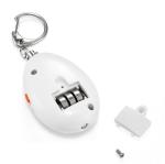 125 DB LED Personal Keychain Alarm Egg Shape LR44*3pcs For Children