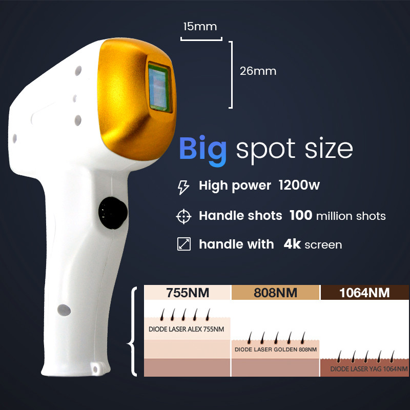 220v 808nm Diode Laser Hair Removal Machine 2 In 1