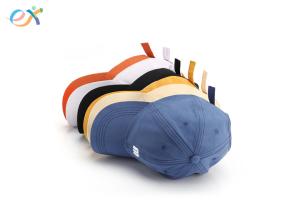 China Fashionable Custom Baseball Caps Polyester Fabric Pure Color For Promotional wholesale