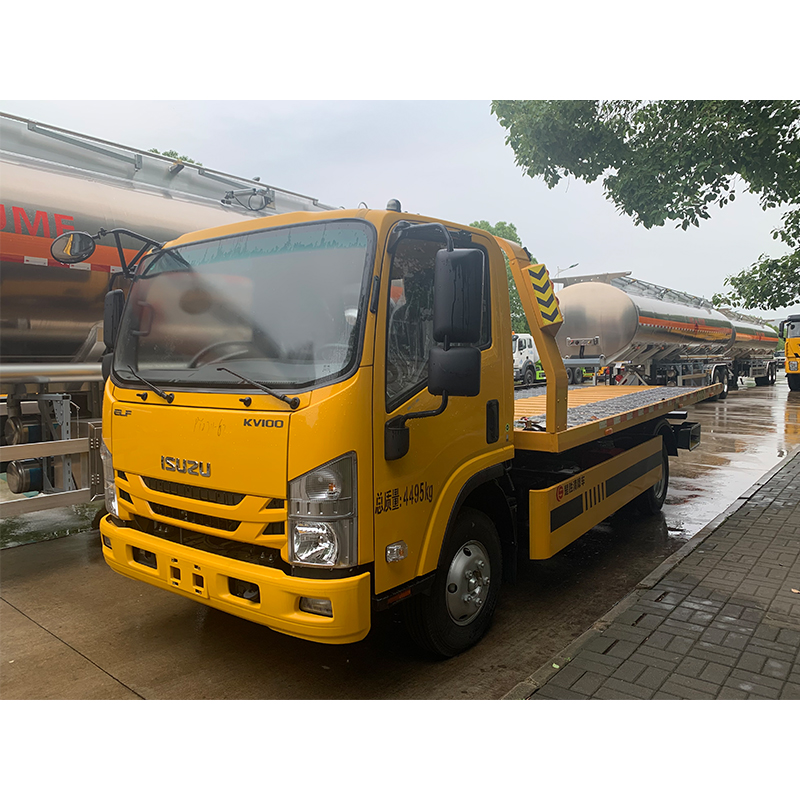 Direct ISUZU Towed and Flat-bottomed Recovery Wrecker Vehicle with EURO 5 Compliance