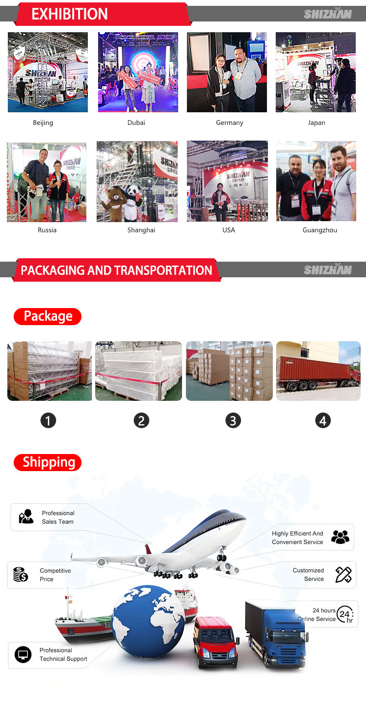 Aluminum Lighting Truss Tower Speech Space Frame Roofing Circular Roof Modular Shine Structure