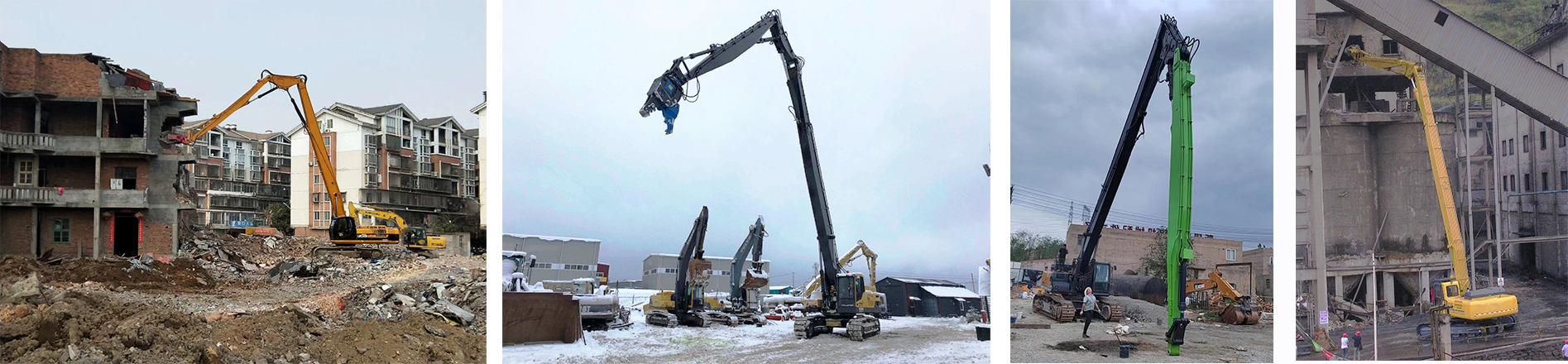 High Reach Demolition Equipment Boom Arm Multi Functional Excavator Boom