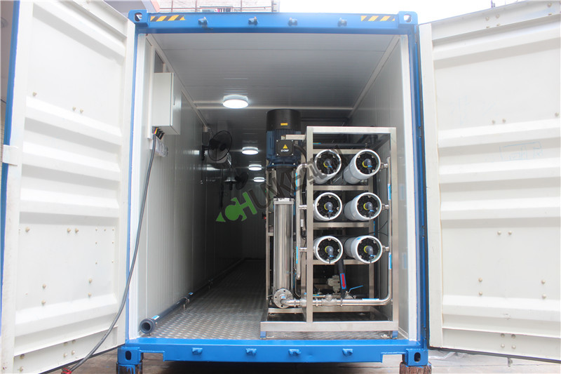14T RO Water Plant For Irrigation 40'' Container 220V Or 380V Voltage
