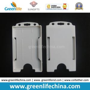 China White Hard Plastic ID Card Holder Pouch for Business Cards wholesale
