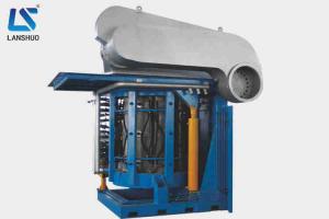 China Steel Shell Large Melting Furnace / Industrial Silver Melting Equipment 1400KW wholesale