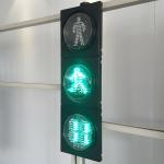 RG Pedestrian With Countdown Timer Road Traffic Light Detachable