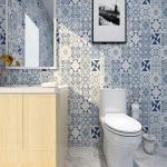 Waterproof Kitchen Decoration PVC Self Adhesive Wallpaper Tiles Decorative Film