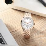 Stainless Steel Strap Men Wrist Watch , Movement Alloy Watch Customized Logo
