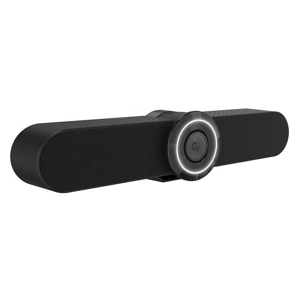 Android 9.0 Video Connference Endpoint With 4k Camera And Uudio For Meeting Room 90 Degree Wide Angle With Microphone