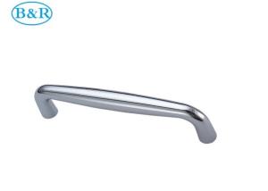 China Aluminum Alloy Furniture Cabinet Handles High Polishing With 128 Mm Hole Space wholesale