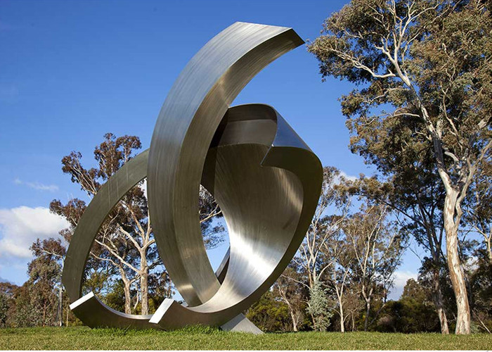 Garden Large Modern Abstract Stainless Steel Decorative Sculpture