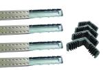 Aluminium spacer contact accessories plastic corner key
