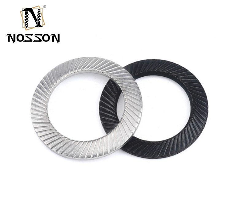 Carbon Steel SS304 Stainless Steel Self Lock Spring Washer DIN9250 for Water Treatment M3M4M5M6M8M10M12M14M16M18M20M22M24M27m30