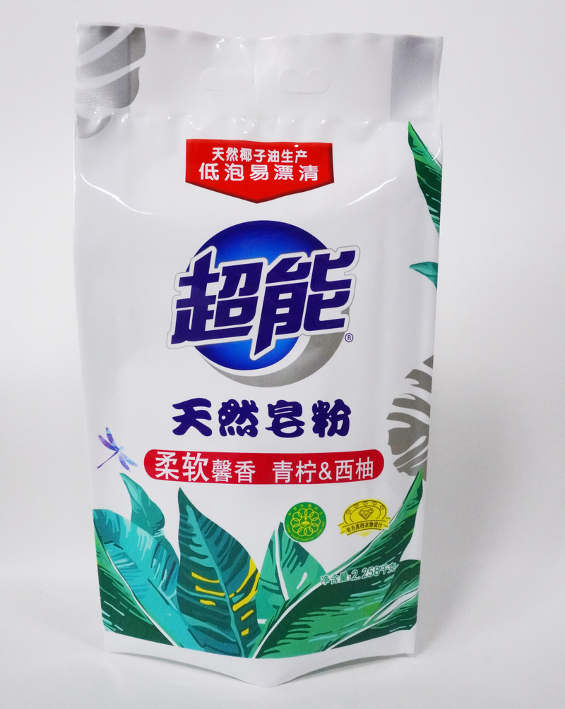 Safety Detergent Washing Powder Plastic Packing Bag Flexo Printing