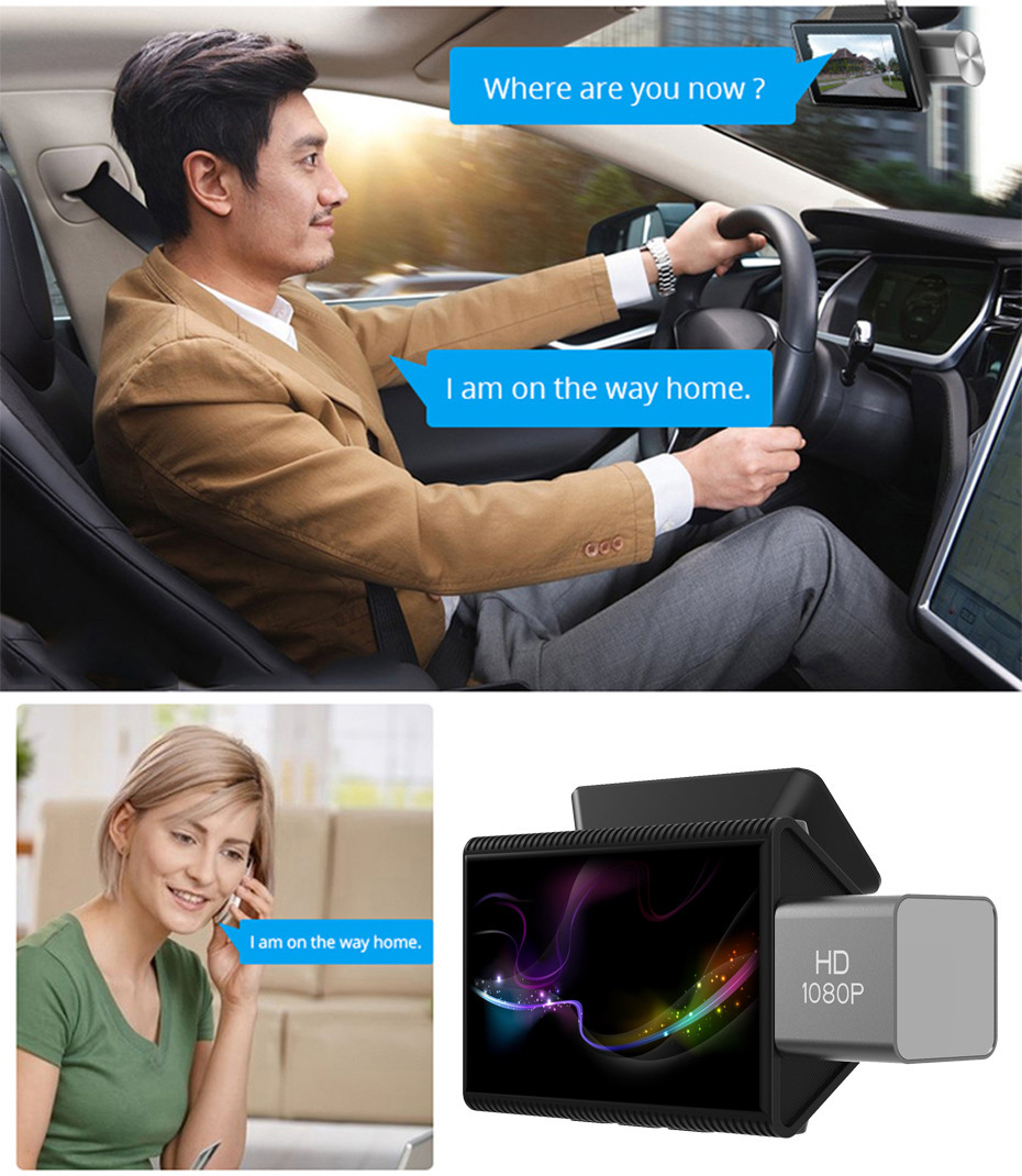 4G Android 8.1 Rearview Mirror Car HD DVR 1080p IPS Touch Streaming Media