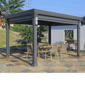 China Smart Electric Aluminum Alloy Pergola Outdoor Sunshade wholesale