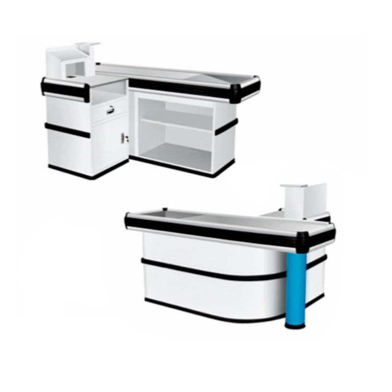 1500MM 0.85M SS Supermarket Checkout Counter For Convenience Store