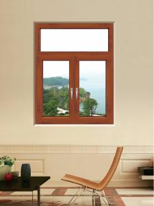 China Casement Windows Wood Grain Aluminum Extrusion Aluminum Alloy 6063 T5 wholesale