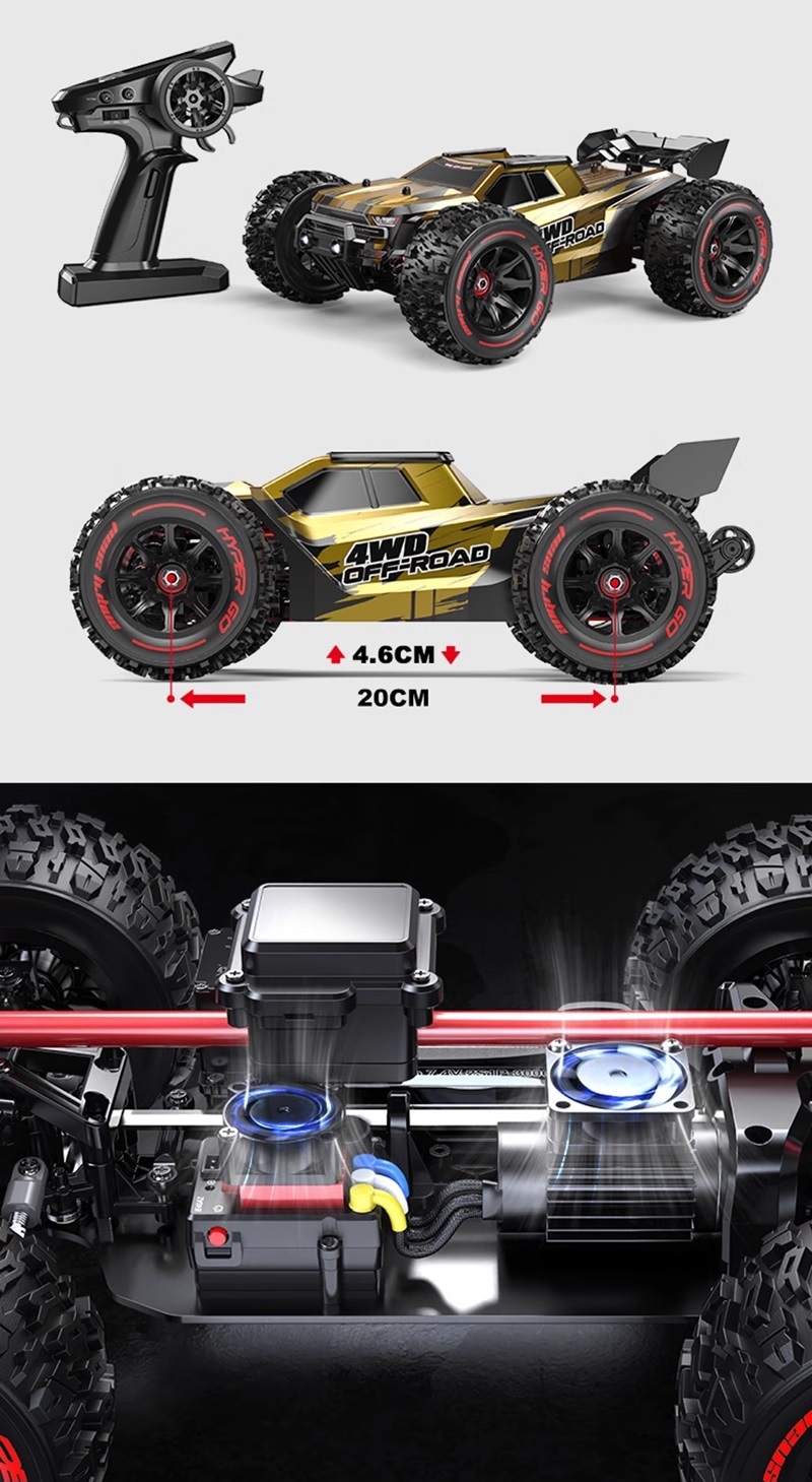 4WD 1/14 Brushless Motor Remote Control RC Car 4 Channels ODM/ OEM
