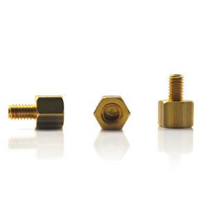 China RoHs Motherboard Brass Hex Spacer Customizable 6mm Hex Standoff Spacer wholesale