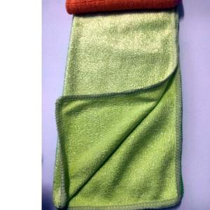 China 200gsm Golden Absorbent Microfibre Kitchen Towel wholesale