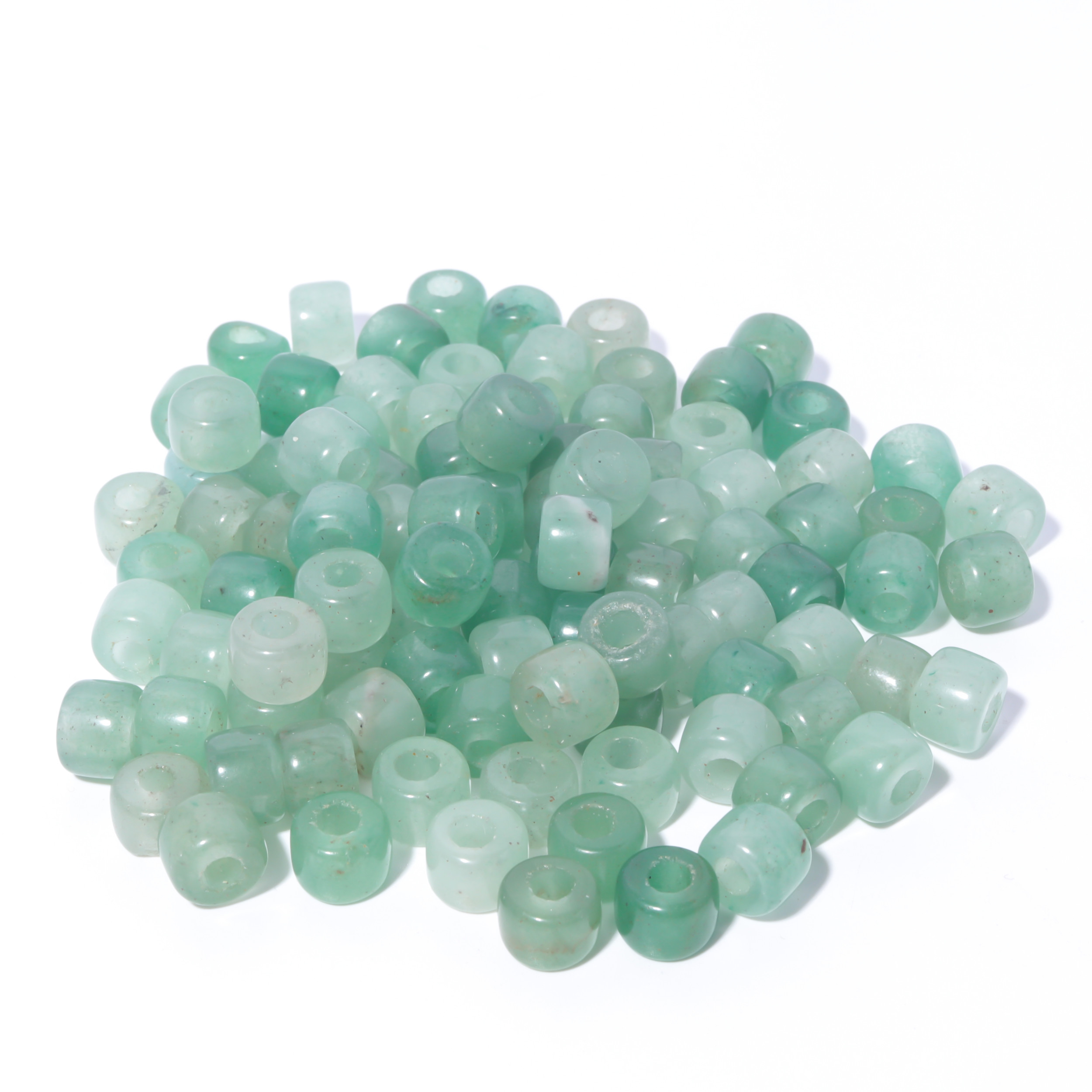 100 Colors Gemstone Forte Beads 6*8mm*2.0 Holes DIY Patterns With Rope