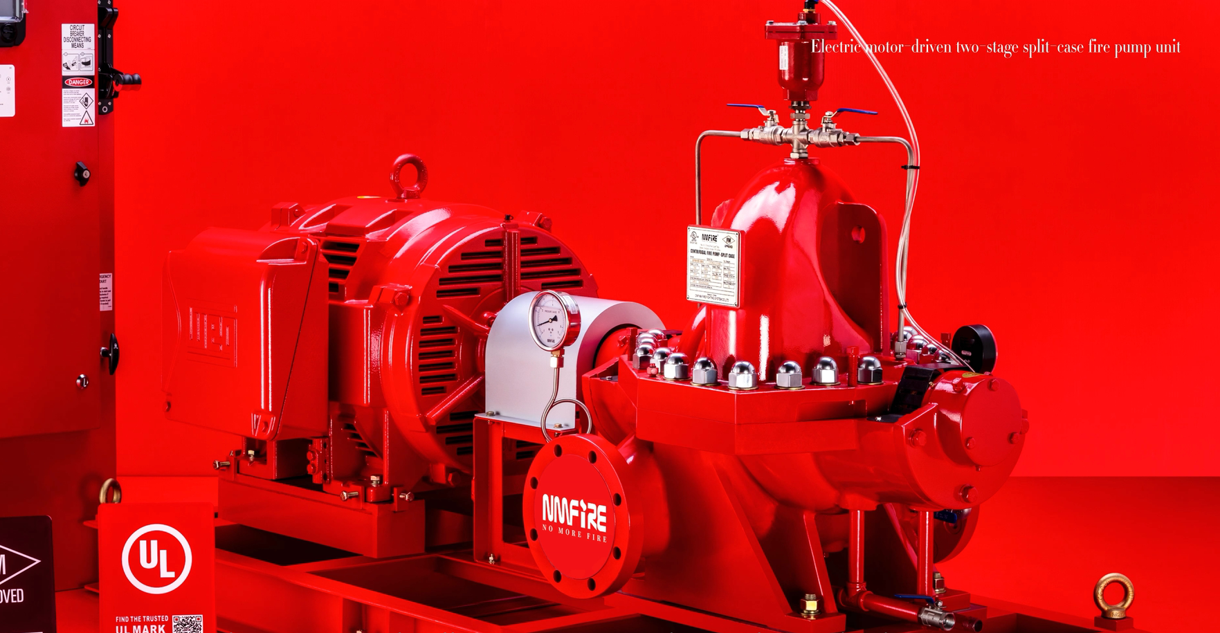 1000GPM End Suction Fire Fighting Pump Ductile Cast Iron Casing and Techtop Motor for Fire Extinguishing Equipment