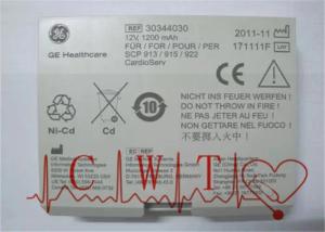 China Medical accessory GE CardioServ Battery REF 30344030 12V 1200mAh great value wholesale