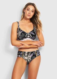 China Solid color Scoop Neck Sport Top With High Waist Bikini wholesale